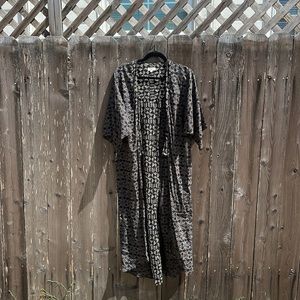 World Market open front maxi kimono (OS)